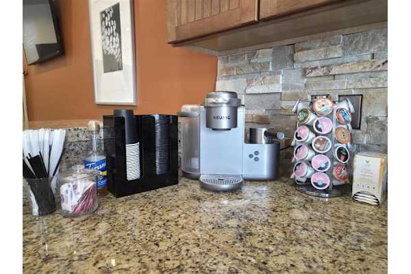Kitchen counter with appliances at The View on 20th, Ogden, 84401